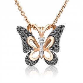 Золотая подвеска Platina 03-2229-01-403-1110-24 с фианитом 03-2229-01-403-1110-24 фото