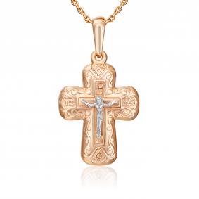 Подвеска из комбинированного золота Platina 03-2284-00-000-1111-42 03-2284-00-000-1111-42 фото