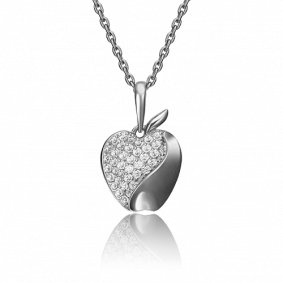 Подвеска из белого золота Platina 03-2318-00-401-1120-24 с фианитом 03-2318-00-401-1120-24 фото