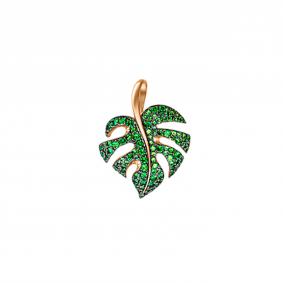 Золотая подвеска Platina 03-2322-00-404-1110-32 с фианитом 03-2322-00-404-1110-32 фото