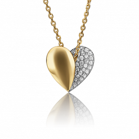 Подвеска из лимонного золота Platina 03-2334-00-401-1130-24 с фианитом 03-2334-00-401-1130-24 фото
