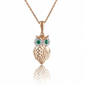 Золотая подвеска Platina 03-2338-00-404-1110-03 с фианитом 03-2338-00-404-1110-03 фото