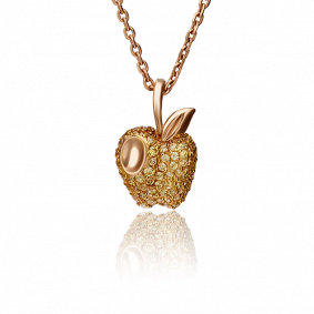 Золотая подвеска Platina 03-2354-00-404-1110-33 с фианитом 03-2354-00-404-1110-33 фото