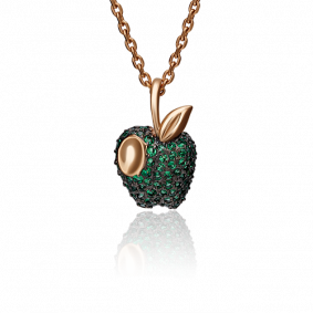 Золотая подвеска Platina 03-2354-01-404-1110-33 с фианитом 03-2354-01-404-1110-33 фото