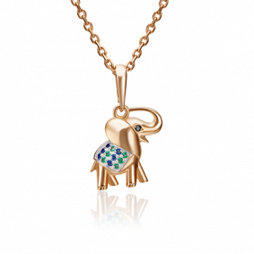 Золотая подвеска Platina 03-2379-00-404-1110-03 с фианитом 03-2379-00-404-1110-03 фото