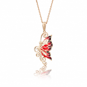 Золотая подвеска Platina 03-2383-01-000-1110-25 с эмалью 03-2383-01-000-1110-25 фото