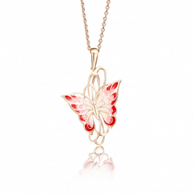 Золотая подвеска Platina 03-2385-00-000-1110-25 с эмалью 03-2385-00-000-1110-25 фото