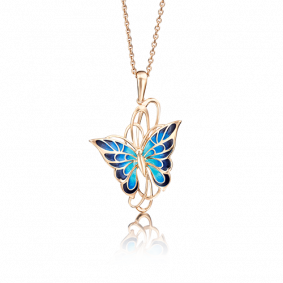 Золотая подвеска Platina 03-2385-01-000-1110-25 с эмалью 03-2385-01-000-1110-25 фото