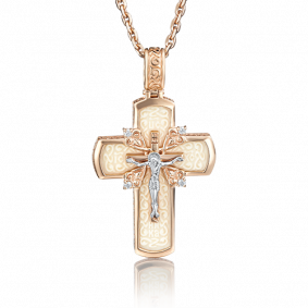 Золотая подвеска Platina 03-2427-00-291-1111-46 с фианитом 03-2427-00-291-1111-46 фото