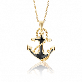 Подвеска из лимонного золота Platina 03-2429-00-000-1130-25 с эмалью 03-2429-00-000-1130-25 фото