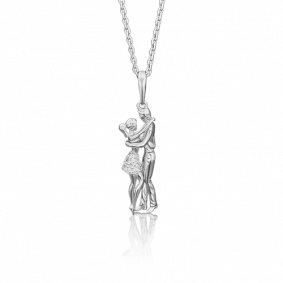 Подвеска из белого золота Platina 03-2433-00-401-1120-03 с фианитом 03-2433-00-401-1120-03 фото