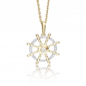 Подвеска из лимонного золота Platina 03-2453-00-401-1130-23 с фианитом 03-2453-00-401-1130-23 фото