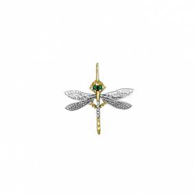 Подвеска из лимонного золота Platina 03-2454-00-404-1121-65 с фианитом 03-2454-00-404-1121-65 фото