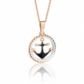 Подвеска-трансформер из комбинированное золота Platina с эмалью 03-2457-00-000-1111-25 03-2457-00-000-1111-25 фото