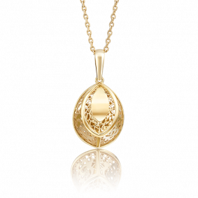 Подвеска из лимонного золота Platina 03-2460-00-000-1130-48 03-2460-00-000-1130-48 фото