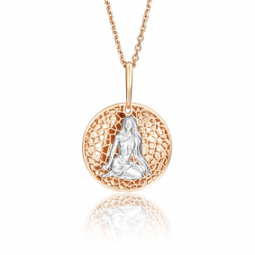 Золотая подвеска Знак зодиака Дева Platina 03-2463-06-000-1111 03-2463-06-000-1111 фото