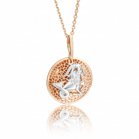 Золотая подвеска Знак зодиака Козерог Platina 03-2463-10-000-1111 03-2463-10-000-1111 фото