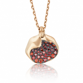 Золотая подвеска Platina 03-2471-00-404-1110-24 с фианитом 03-2471-00-404-1110-24 фото