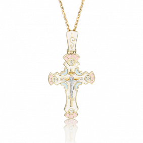 Золотая подвеска Platina 03-2472-00-000-1130-25 с эмалью 03-2472-00-000-1130-25 фото