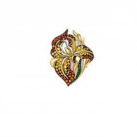 Золотая подвеска Platina 03-2476-02-404-1130-53 с фианитом 03-2476-02-404-1130-53 фото