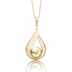 Подвеска из лимонного золота Platina 03-2485-00-000-1130-65 03-2485-00-000-1130-65 фото