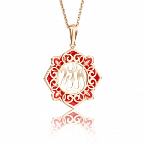 Золотая подвеска Platina 03-2486-00-000-1110-25 с эмалью 03-2486-00-000-1110-25 фото