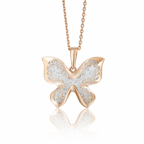 Золотая подвеска Platina 03-2515-00-000-1110-48 с эмалью 03-2515-00-000-1110-48 фото