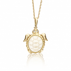 Подвеска из лимонного золота Platina 03-2522-00-291-1130-46 с фианитом 03-2522-00-291-1130-46 фото