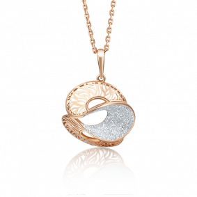 Золотая подвеска Platina 03-2523-00-000-1110-48 с эмалью 03-2523-00-000-1110-48 фото