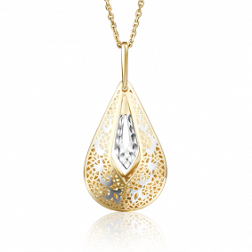 Подвеска из лимонного золота Platina 03-2556-00-000-1130-48 03-2556-00-000-1130-48 фото