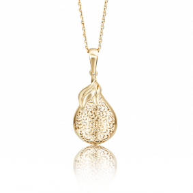 Подвеска из лимонного золота Platina 03-2565-00-000-1130-48 03-2565-00-000-1130-48 фото