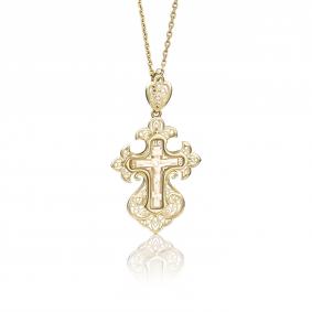 Подвеска из лимонного золота Platina 03-2569-00-292-1130-46 03-2569-00-292-1130-46 фото