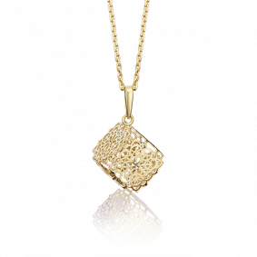 Подвеска из лимонного золота Platina 03-2596-00-000-1130-48 03-2596-00-000-1130-48 фото