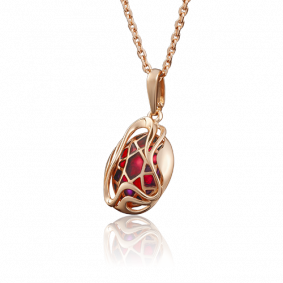 Золотая подвеска Platina 03-2638-00-000-1110-25 с эмалью 03-2638-00-000-1110-25 фото