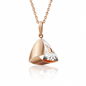 Подвеска из комбинированного золота Platina 03-2642-00-000-1111-65 03-2642-00-000-1111-65 фото