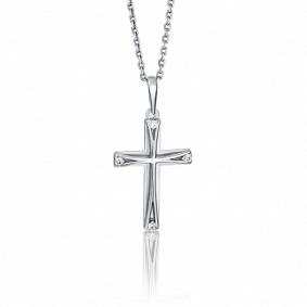 Подвеска из белого золота Platina 03-2735-00-401-1120-03 с фианитом 03-2735-00-401-1120-03 фото