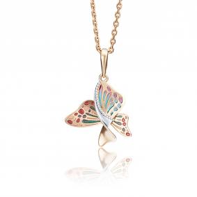 Золотая подвеска Platina 03-2745-00-000-1110-65 с эмалью 03-2745-00-000-1110-65 фото