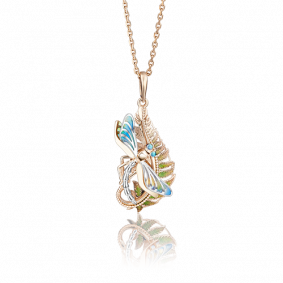 Золотая подвеска Platina с витражной эмалью 03-2771-00-000-1111-66 03-2771-00-000-1111-66 фото