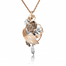 Подвеска из комбинированного золота Platina 03-2847-00-000-1111-59 03-2847-00-000-1111-59 фото