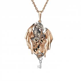 Подвеска из комбинированного золота Символ года Дракон Platina 03-2848-00-000-1111-59 03-2848-00-000-1111-59 фото