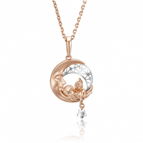 Подвеска из комбинированного золота Platina 03-2853-00-000-1111-48 03-2853-00-000-1111-48 фото