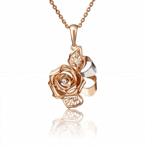 Золотая подвеска Platina 03-2888-00-000-1110-48 03-2888-00-000-1110-48 фото