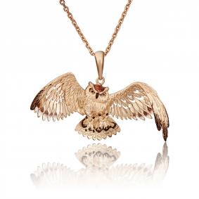 Золотая подвеска Platina 03-2891-00-000-1110-59 с эмалью 03-2891-00-000-1110-59 фото