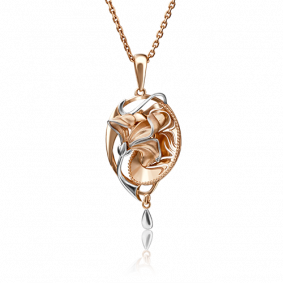 Подвеска из комбинированного золота Platina 03-2892-00-000-1111-48 03-2892-00-000-1111-48 фото