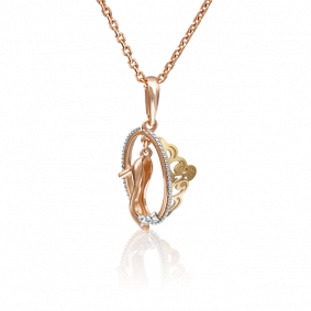 Золотая подвеска Platina 03-2894-00-000-1113 03-2894-00-000-1113 фото