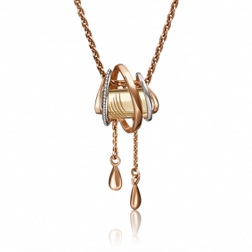 Подвеска из комбинированного золота Platina 03-2912-00-000-1113-66 03-2912-00-000-1113-66 фото