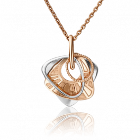 Подвеска из комбинированного золота Platina 03-2924-00-000-1111-48 03-2924-00-000-1111-48 фото