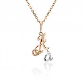 Золотая подвеска-буква А Platina 03-2950-А-000-1111 03-2950-А-000-1111 фото