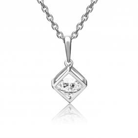 Подвеска из белого золота Platina 03-2972-00-401-1120 с фианитом 03-2972-00-401-1120 фото