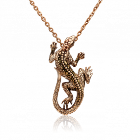 Золотая подвеска Platina 03-2975-00-000-1110-48 с эмалью 03-2975-00-000-1110-48 фото